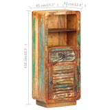 Highboard 45x32x110 cm Solid Reclaimed Wood 320465
