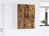 Wall Cabinet PORTO Smoked Oak 60 x 31 x 100 cm Engineered Wood 885490
