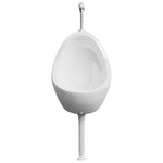 Wall Hung Urinal with Flush Valve Ceramic White 143990