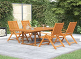 Garden Dining Set Natural wood Solid Acacia wood Medium 3079637