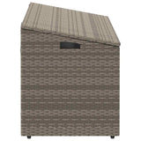 Garden Storage Box Grey 110x50x58 cm Poly Rattan 4104071
