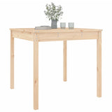 Garden Table 82.5x82.5x76 cm Solid Wood Pine 823962