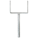 Fence Anchors 6 pcs Silver 12x6x30 cm Galvanised Steel 145320