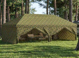 Canopy Tent with 4 Sidewalls 2.9 x 5.8 m Army Camouflage 42036828