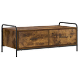 Coffee Table Smoked Oak 99.5 x 49 x 41 cm Engineered Wood 8013610