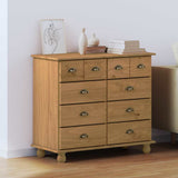 Chest of Drawer ASKIM Brown 91 x 40 x 79 cm Solid Pine Wood 4105421