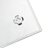 Wall Mounted Magnetic Board Glass 80x60 cm 285390