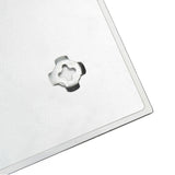 Wall Mounted Magnetic Board Glass 80x60 cm 285390