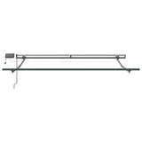 Retractable Awning Manual Black 350 x 250 cm Fabric 3330326