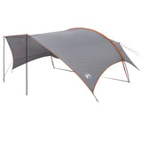Camping Tarp Water-resistant Grey and Orange 695 x 580 x 200 cm 42028597