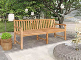 Garden Bench Teak Solid Teak Wood 150 cm Sturdy Garden Bench 316623