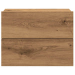 ZNTS Wall-mounted Bedside Cabinets 2 pcs Artisan Oak 40x32x30 cm 855947