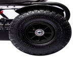 Metal Kids Pedal Go Kart with Adjustable Seat Inflatable Tyres Black T3398P348352