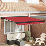 Awning Red 300 x 250 x 165 cm Polyester and Aluminium 3330156