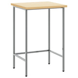 Corner Table Grey 55 x 55 x 85 cm Steel and Engineered Wood 4103466