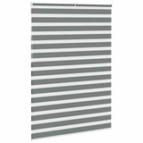 Zebra Blind Dark Grey 165x230 cm Fabric Width 160.9 cm Polyester 4014196
