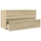 Sink Cabinet Sonoma Oak 90x38.5x45 cm Engineered Wood 849638