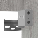 Bathroom Cabinet with Mirror Grey Sonoma 41x38.5x48 cm Engineered Wood 820470