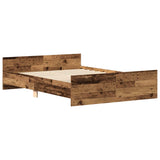 Bed Frame Old wood Engineered wood, solid pinewood, plywood Double 3328787