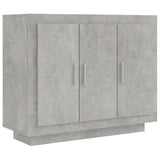 Sideboard Concrete Grey 92x35x75 cm Engineered Wood 811839