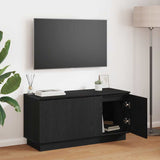 TV Cabinet Black Oak 100 x 38 x 49 cm Engineered Wood 869667