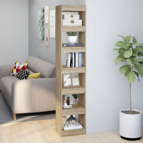Book Cabinet/Room Divider Sonoma Oak 40x30x198 cm 811640