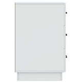 Bedside Cabinet White 43 x 41 x 63.5 cm Engineered Wood 895245