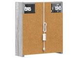 Bathroom Mirror Cabinet Grey Sonoma 33 x 11.5 x 50 cm 889220