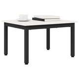 Coffee Table White 60 x 50 x 36 cm Solid Pine Wood 892762