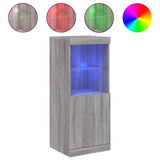 Sideboard with LED Lights Grey Sonoma 41x37x100 cm 836691
