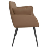2 Seater Sofa with Metal Legs 2-Seater Cappuccino Faux Leather 42051013