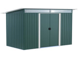 8.5 x 4ft Metal Shed with Lightsky Panels, Garden Storage Tool House with Double Doors for Garden, T3398P318750