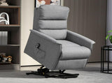 Electric Riser Recline Armchair, with Footrest - Grey T3398P329989