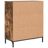Sideboard Smoked Oak 69.5 x 33 x 82 cm Engineered Wood 883429