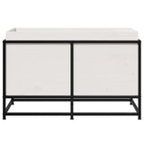 Garden Planter White 80x40x50 cm Solid Wood Pine 847029