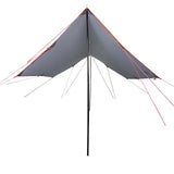 Camping Tarp Orange 460x305x210 cm Waterproof 94690