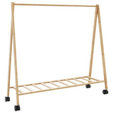 Clothes Rack Natural Bamboo Bamboo Medium Foldable 4008903