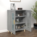 Sideboard Grey Sonoma 69.5x34x90 cm Engineered Wood 817334
