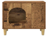 Cat House Old Wood 51 x 30 x 52 cm Engineered Wood 8000669