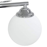 Ceiling Lamp with Round Glass Shades for 4 G9 LED Lights 337908