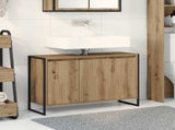 Bathroom Cabinet Artisian Oak 90 x 30 x 60 cm Engineered Wood 886485