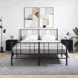 Bedside Cabinets 2 pcs Black 40x40x50 cm Engineered Wood 827583