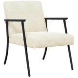 Armchair Cream 59 x 75 x 78 cm Velvet 42017687