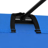 Camping Beds 2 pcs 180x60x19 cm Oxford Fabric and Steel Blue 312483