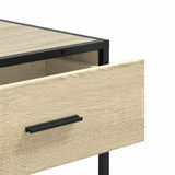 Console Table Sonoma Oak 90x35x80 cm Engineered Wood 849175