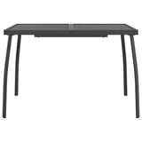 Garden Table Anthracite 110x80x72 cm Steel Mesh 362733