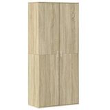 Shoe Cabinet Sonoma Oak 80x39x178 cm Engineered Wood 3276674