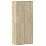 Shoe Cabinet Sonoma Oak 80x39x178 cm Engineered Wood 3276674