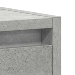 Bathroom Cabinet Concrete Grey 60x33x61 cm Engineered Wood 802646