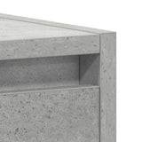 Bathroom Cabinet Concrete Grey 60x33x61 cm Engineered Wood 802646
